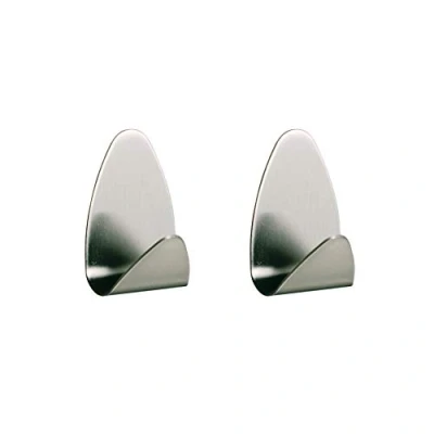 Afbeelding van Haak Oval RVS Geborsteld Tiger (2 stuks)