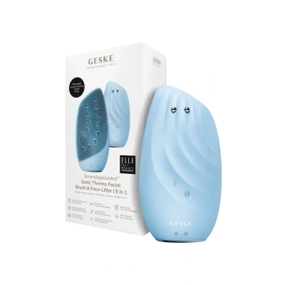 Afbeelding van GESKE SmartAppGuided™ Sonic Thermo Facial Brush &amp; Face Lifter 8 in 1 Huidreiniging anti rimpel Siliconen elektrische reinigingsborstel Gezichtsmassager Reiniging aging