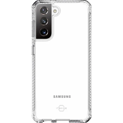 Afbeelding van Samsung Galaxy S21 Plus Hoesje Siliconen en TPU (zacht) Itskins Softcase/Backcover Transparant Telefoonhoesje Shockproof/Valbescherming
