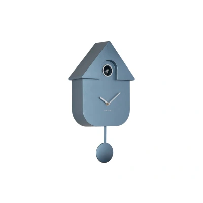 Afbeelding van Karlsson Koekoeksklok Modern Cuckoo Metallic Donker Blauw 41x21,5x8,5cm Nice thingZ