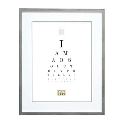 Afbeelding van Deknudt Frames fotolijst S43AD1 P1 zilver passe partout 30x40 cm