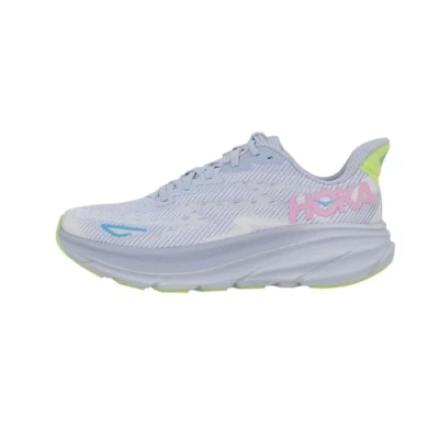 Afbeelding van HOKA Clifton 9 Hardloopschoenen neutraal, Dames, Maat: 40, Gull/sea ice Textiel/ synthetisch