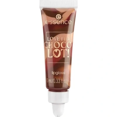 Afbeelding van essence LOVE IT A CHOCO&#039; LOT! lipgloss, nr. 01, bruin, glanzend, veganistisch, zonder parabenen, microplasticdeeltjes, nanodeeltjes, per stuk verpakt (10 ml)