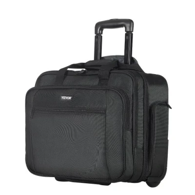 Afbeelding van VEVOR Laptop Notebook Trolley Aktetas Notebooktas 450x210x370mm Zwart