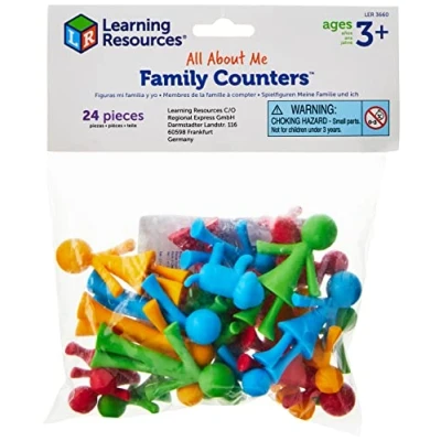 Afbeelding van Sorteerspel Family Counters 24 stuks Learning Resources