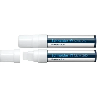 Afbeelding van Schneider krijtmarker Maxx 260 wit 2 stuks S 126049