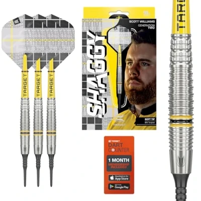 Afbeelding van Target Scott Williams G2 90% Soft Tip Dartpijlen