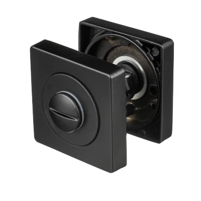 Afbeelding van Ostiumhome® Imperia WC Slot Mat Zwart Vierkant