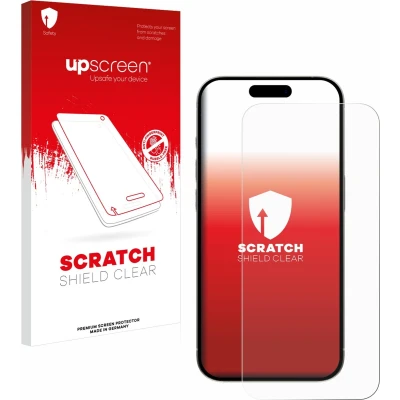 Afbeelding van upscreen Screenprotector voor Apple iPhone 15 / Pro Folie Beschermfolie transparant