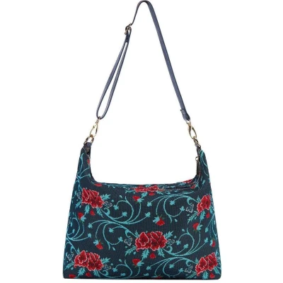 Afbeelding van Slouch tas Hand/schoudertas Gobelin Frida Kahlo Carnation Anjer