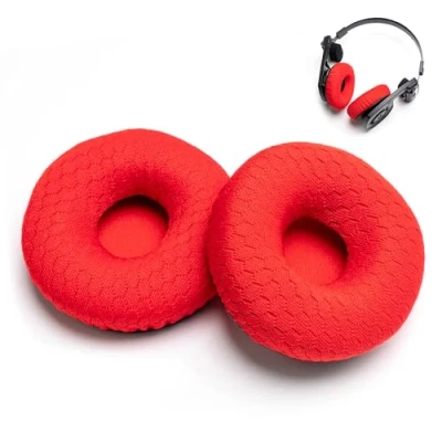 Afbeelding van Voarmaks Premium schuimrubberen oorkussens compatibel met Koss Porta Pro PP KSC35 KSC75 KSC55 hoofdtelefoon (volledig rood)