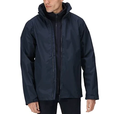 Afbeelding van Regatta Heren Classic 3 In 1 Jas Jack, Blauw (Naag), Klein (Fabrikant:S)