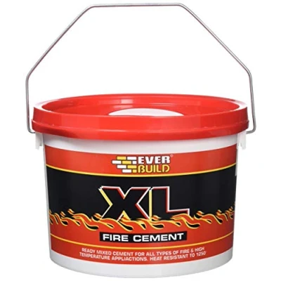 Afbeelding van Everbuild XL Fire Cement Ready Mixed Bestand tegen temperaturen tot 1250˚C Buff 2kg