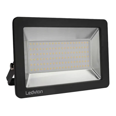 Afbeelding van Ledvion LED Breedstraler, 100 watt Osram 4000K 12000 lumen werklamp, outdoor Breedstraler IP65 waterdicht, met snelkoppeling
