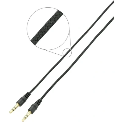 Afbeelding van SpeaKa Professional SP 7870056 Jackplug Audio Aansluitkabel [1x male 3,5 mm 1x mm] 2.00 m Zwart Vergulde steekcontacten,