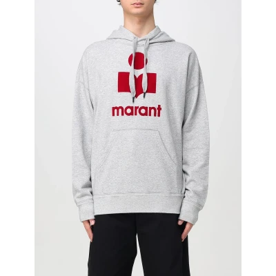 Afbeelding van Logo Hoodie Relaxed Fit Grey Sweaters