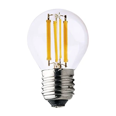 Afbeelding van LED gloeidraadlamp, Mini bolvormig P45, 6W / 806lm, E27 fitting, 4000K