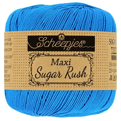 Afbeelding van Scheepjes Maxi Sugar Rush 215 Konings Blue Garen 10x50g