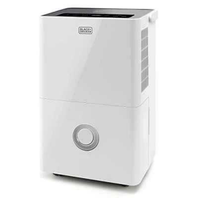 Afbeelding van Black+Decker BXDH20E 2 in 1 luchtbevochtiger en luchtreiniger 20L/24h. HEPA13 filter. Droogfunctie snelheden. 4L tank. Programmeerbaar 24 uur
