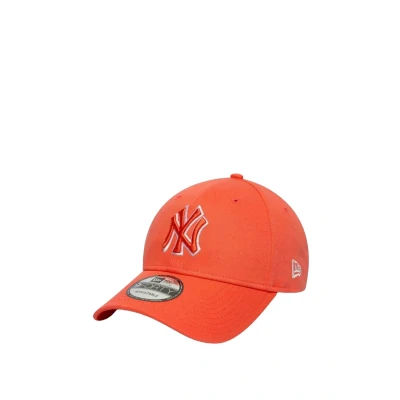 Afbeelding van New Era York Yankees Team Outline Orange 9FORTY Adjustable Cap