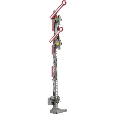 Afbeelding van Viessmann Modelltechnik 4701 H0 Vormsein 2 armig, Gekoppeld Hoofdsein Kant en klaar model