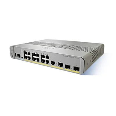 Afbeelding van Cisco WS C3560CX 8PC S Managed Gigabit Ethernet (10/100/1000) Power over (PoE) White Network switch