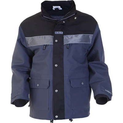 Afbeelding van Hydrowear 04026024P Kiel Klassieke afneembare parka van Toptex zwart/grijs maat XXL
