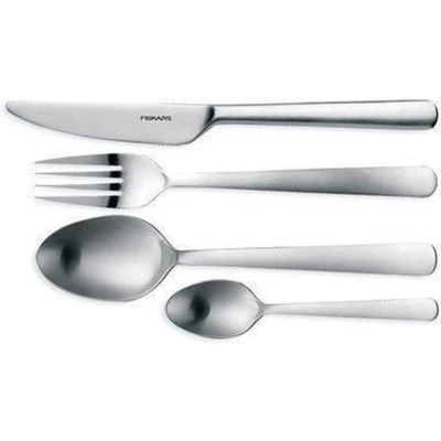 Afbeelding van Fiskars 1002961 Bestekset, 24 delig, staal, Zilver/mat, Functional Form,30 x 20 10 cm,Mat