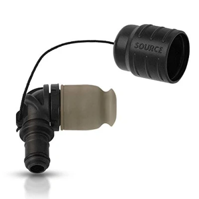 Afbeelding van Source Helix Bite Valve Kit drinkwatermondstuk, zwart, één maat