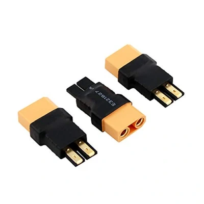 Afbeelding van OliRC 3pcs No Wires Connector: XT90 Female to Traxxas TRX Male Adapter Plug(C46 3)