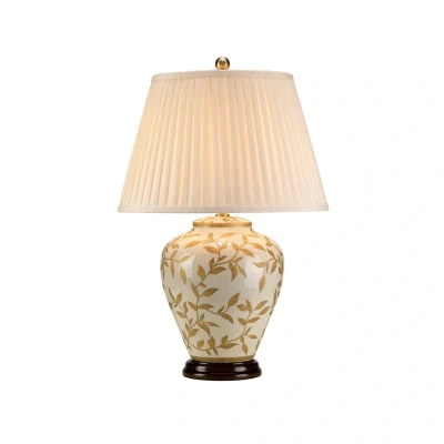 Afbeelding van Elstead Lighting LED Tafellamp Leaves Brown Gold 1X E27 Max 60W and