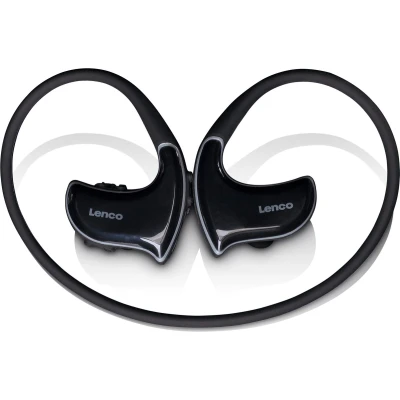 Afbeelding van Lenco BTX 750BK Spatwaterdichte Bluetooth® Koptelefoon met MP3 speler Zwart Black Gray