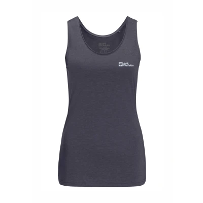 Afbeelding van Jack Wolfskin Crosstrail TANK Top, Dames, Maat: Large, Graphite