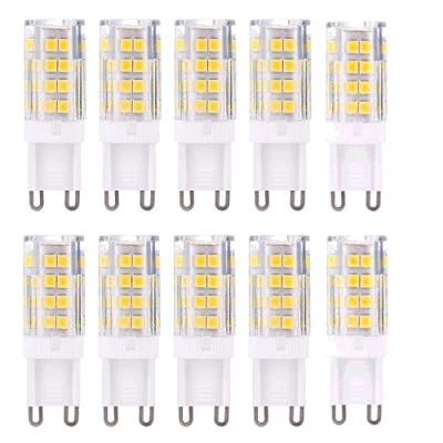 Afbeelding van 10 pack G9 LED lampen 3000K 2835 SMD, AC 220 240V, CRI &gt; 82, keramische lamp, 360 stralingshoek, warm wit