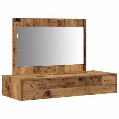 Afbeelding van vidaXL Oud hout Massief gerecycled 100 x 40 70 cm Dressing tafel