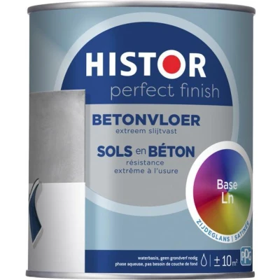 Afbeelding van Histor Perfect Finish Betonvloer Zijdeglans Betonverf 750 ml Mengbaar