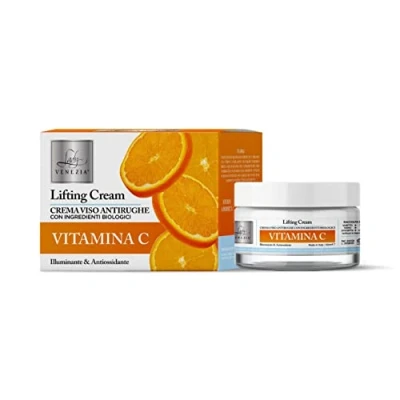 Afbeelding van LADY VENEZIA Vitamine C anti rimpel gezichtscrème met biologische ingrediënten 50 ml