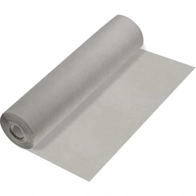 Afbeelding van 100%Mosel tafelloper vlieseline in grijs (30 cm x 25 m), elegante tafeldecoratie voor verjaardagen en bruiloften, kleurrijke versiering speciale gelegenheden