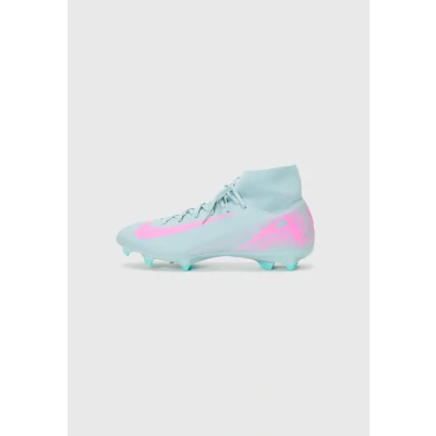 Afbeelding van Nike Performance ZM 10 Academy FG/MG Voetbalschoenen met kunststof noppen, Heren, Maat: 40.5, Ocean cube/pink blast Schoenen