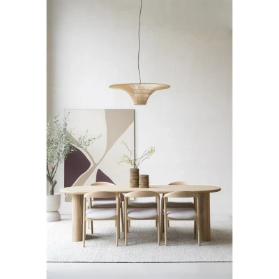Afbeelding van Eleonora Eettafel Josh 250x110 cm naturel Hout