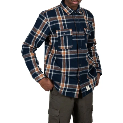 Afbeelding van Fat Moose Adrian check Overhemd, Heren, Maat: Small, Navy