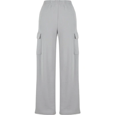 Afbeelding van Urban Classics Baggy Cargobroek, Dames, Maat: 4XL, Lightasphalt