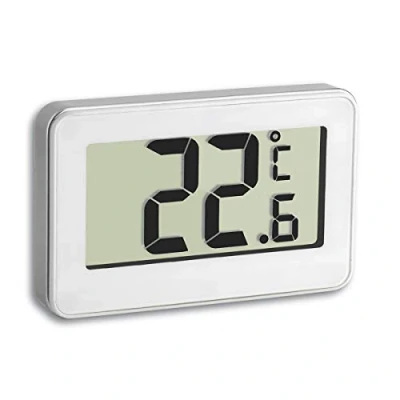 Afbeelding van TFA Dostmann Digitale thermometer, veelzijdig inzetbaar, temperatuurmeting in de koelkast, goed afleesbaar.