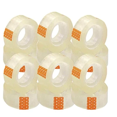 Afbeelding van various Celo Plakband, transparant, extra sterk, 12 rollen, 18 mm x 35 m, plakband voor algemeen gebruik school, thuis en op kantoor