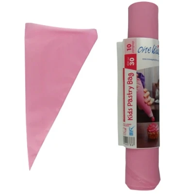 Afbeelding van One Way Wegwerp Spuitzak Kids Pastry Roze 10st 30x17cm