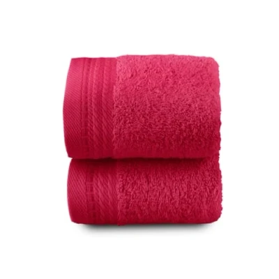 Afbeelding van Top Towel Premium grote badhanddoeken 2 gezichts of bidetten 30 x 50 cm 100% katoen 600 g Fuscia