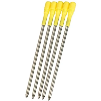 Afbeelding van 5 x balpenvullingen, 8,1 cm lang (5 BLAUWE INKT)