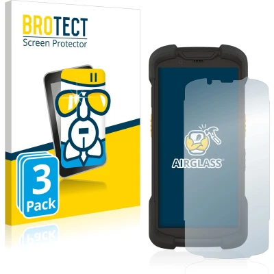 Afbeelding van BROTECT Screenprotector voor Zebra TC78 Folie Beschermfolie Beschermglas transparant (3 Stuks)