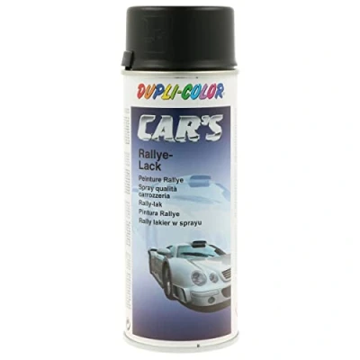 Afbeelding van dupli color cars spray zwart zijdeglans 652240 400 ml