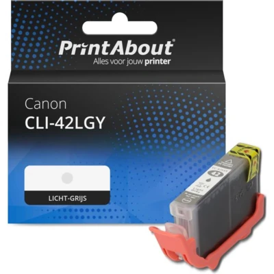 Afbeelding van Huismerk Canon CLI 42LGY Inktcartridge Licht grijs